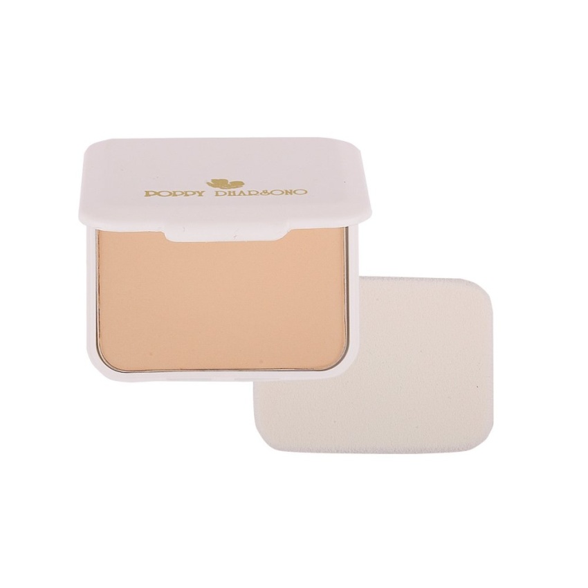 Poppy Dharsono Cosmetics Absolute Cover Two Way Cake Refill 01 Ivory Gogobli