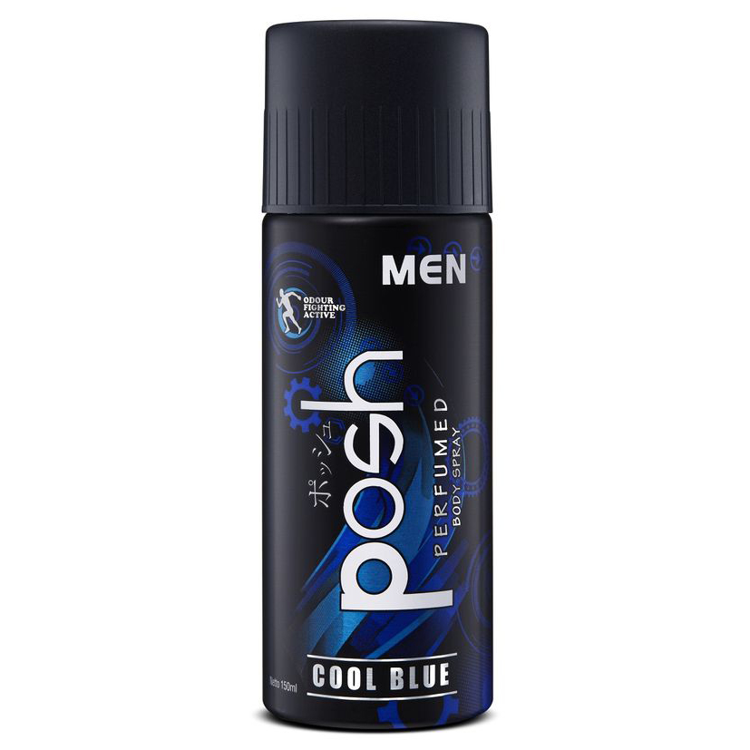 Posh Body Spray Men Cool Blue Botol 150ml Gogobli