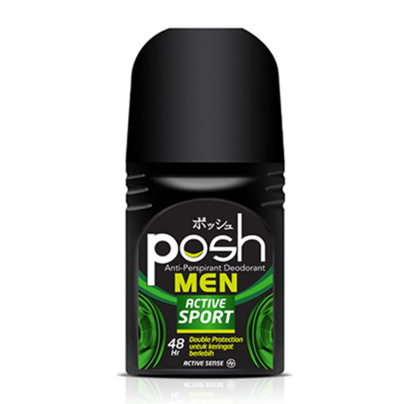 Posh Men Anti-Perspirant Deodorant Roll On Active Sport 50ml | Gogobli
