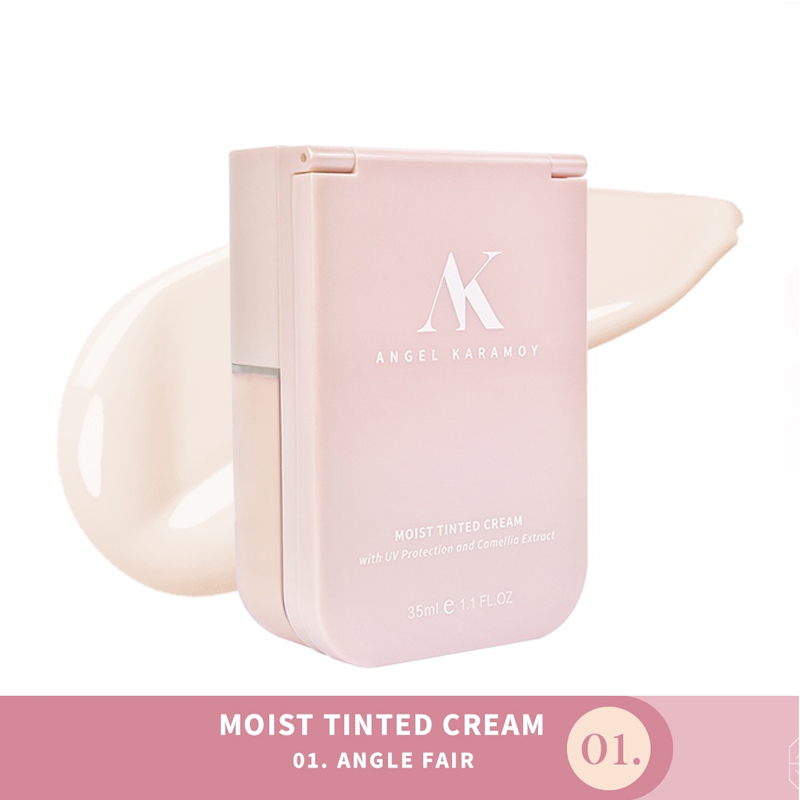 AK Angel Karamoy Moist Tinted Cream With UV Protection SPF30+ Angel Fair 30ml | Gogobli