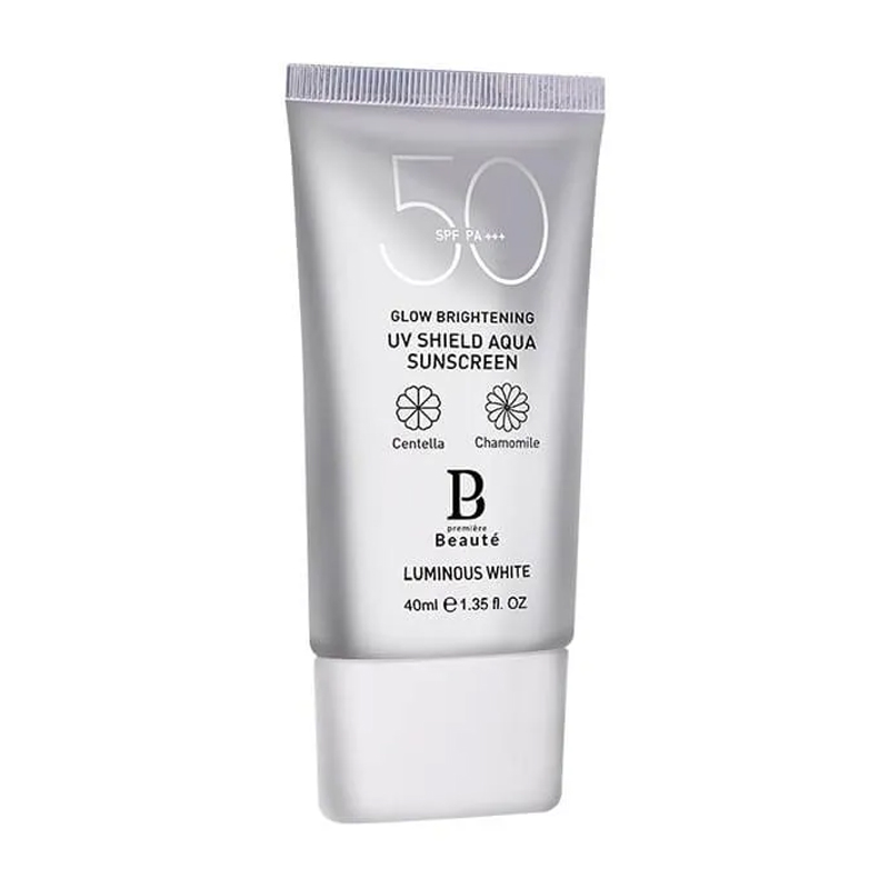 Premiere Beaute Luminous White Glow Brightening UV Shield Aqua Sunscreen 40ml | Gogobli