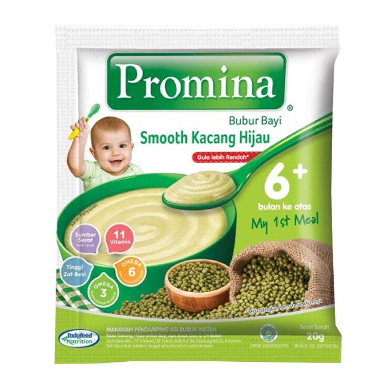 Promina Bubur Bayi Smooth Kacang Hijau 20gr | Gogobli