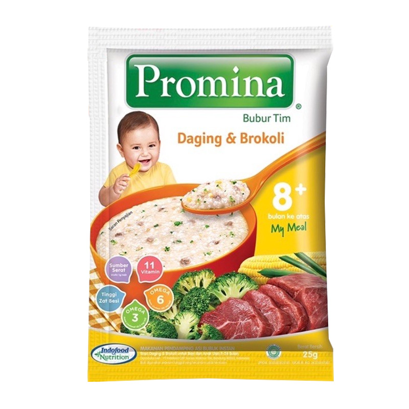 Promina Bubur Tim Daging Dan Brokoli 25gr | Gogobli