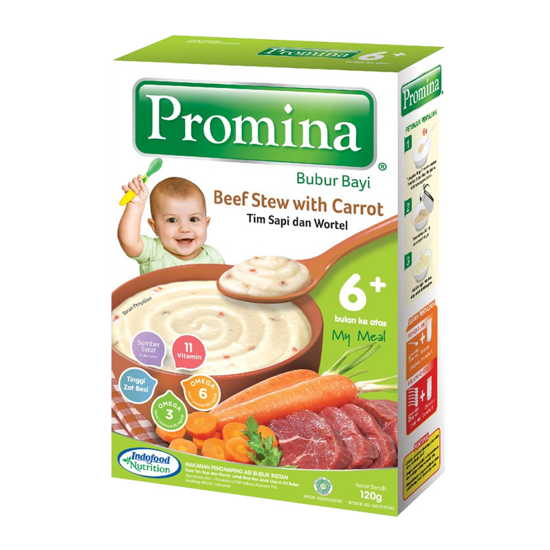 Promina Bubur Bayi Tim Sapi Dan Wortel 120gr | Gogobli