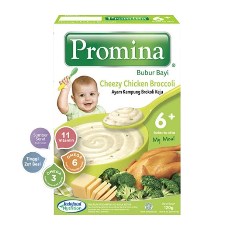 Promina Bubur Bayi Ayam Kampung Brokoli Keju 120gr | Gogobli