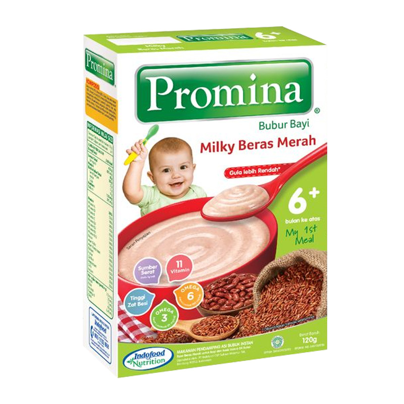 Promina Bubur Bayi Milky Beras Merah 120gr | Gogobli