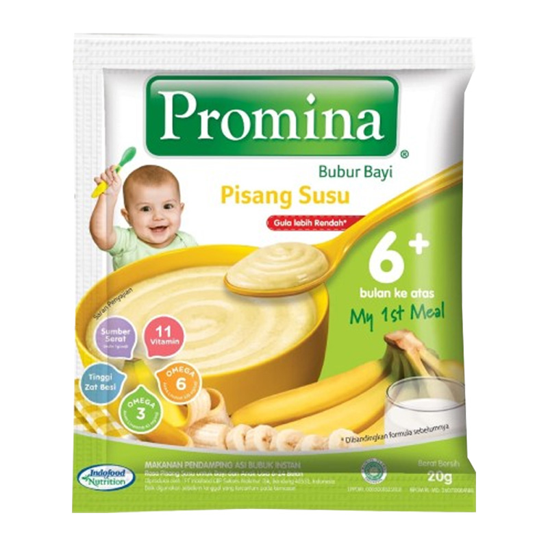 Promina Bubur Bayi Pisang Susu 20gr | Gogobli