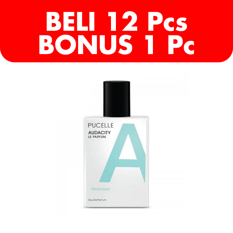 Pucelle Audacity Eau De Parfum Ascendant 50ml (BELI 12pcs Bonus 1pc) | Gogobli