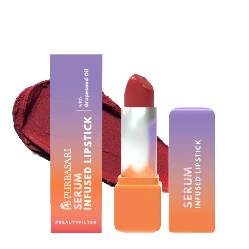 Purbasari Serum Infused Lipstick 06. Lover | Gogobli
