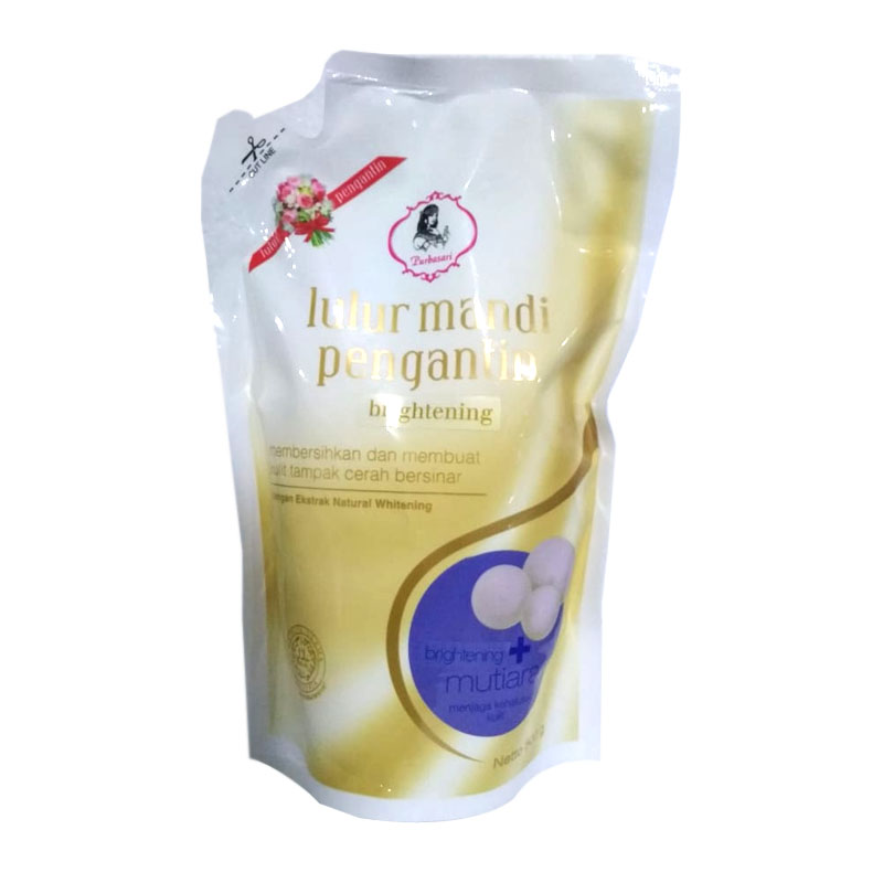Purbasari Lulur Mandi Pengantin Brightening Plus Mutiara 500gr | Gogobli