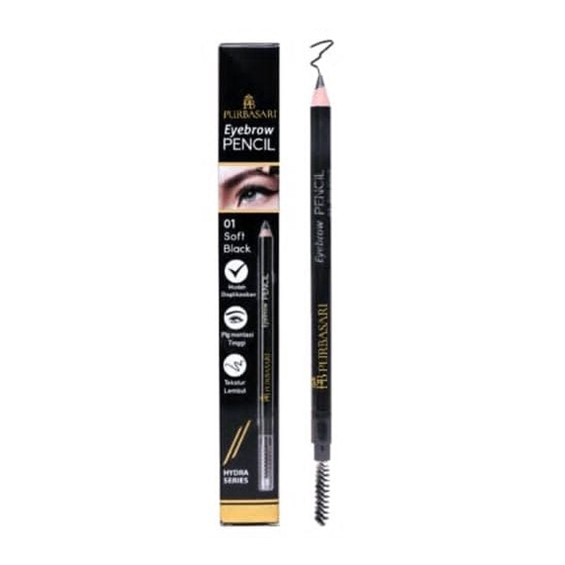 Purbasari Hydra Series Eyebrow Pencil Black | Gogobli