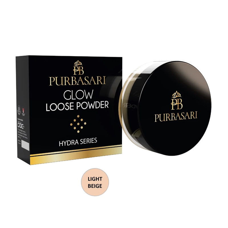 Purbasari Glow Loose Powder Light Beige 15 Gr | Gogobli