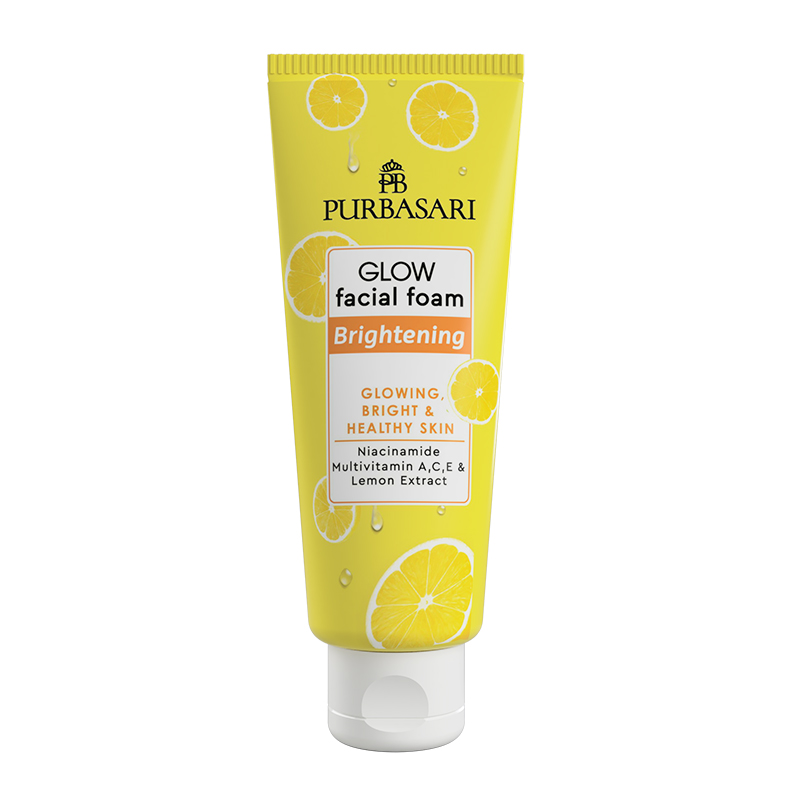 Purbasari Glow Facial Foam Brightening 100gr | Gogobli