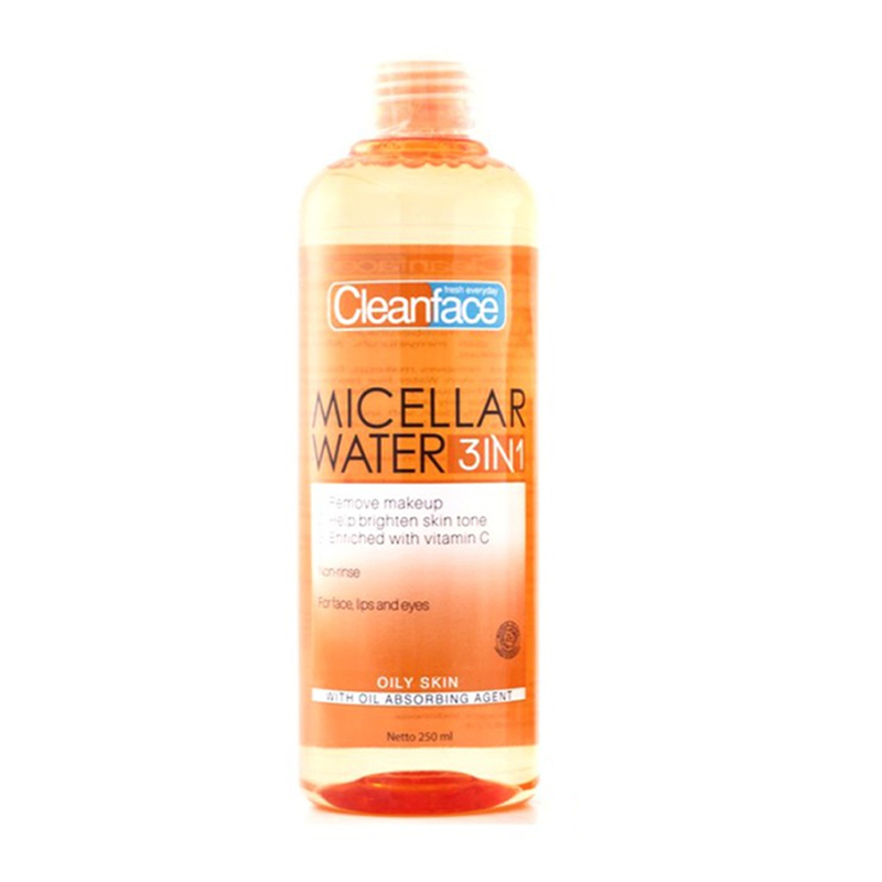 Purbasari Clean Face Micellar Water 3In1 Oily Skin 250ml | Gogobli