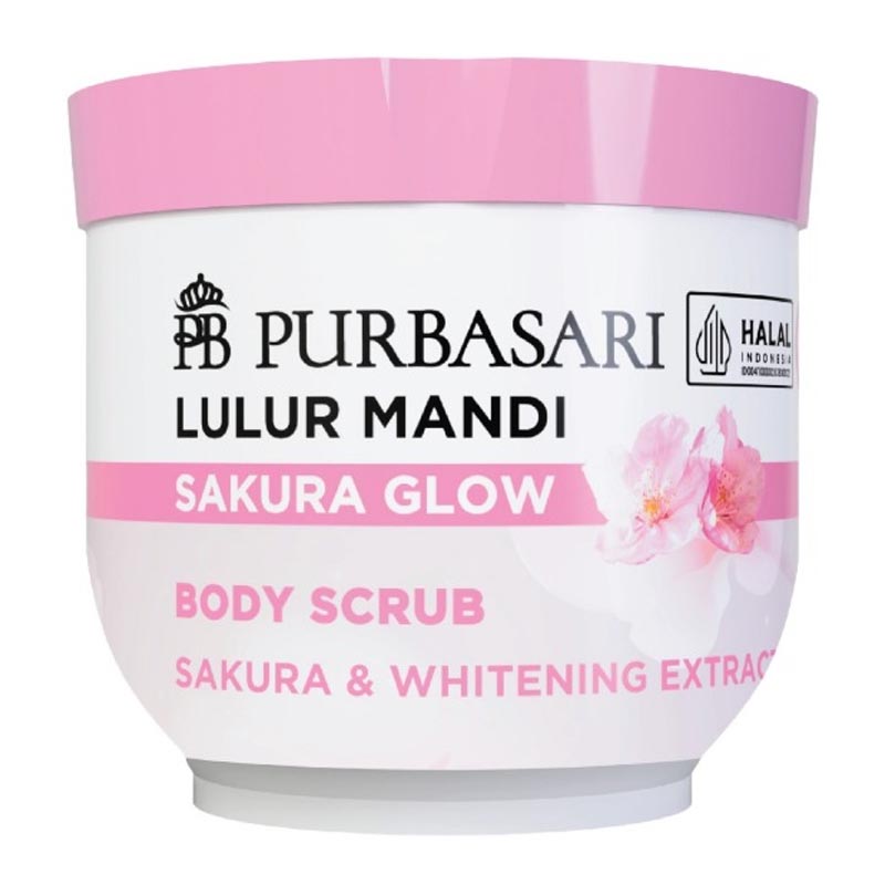 Purbasari Lulur Mandi Sakura Glow 200gr | Gogobli