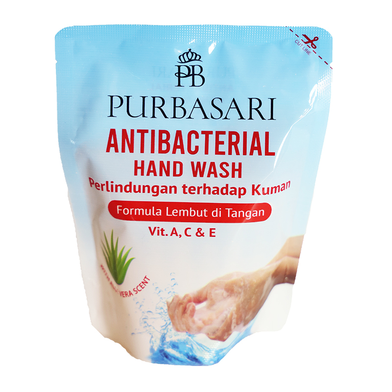 Purbasari Hand Wash Anti Bacterial Pouch 200ml | Gogobli