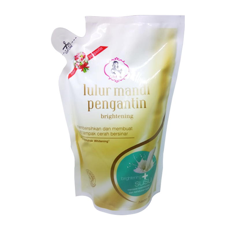 Purbasari Lulur Mandi Pengantin Brightening Plus Susu 500gr | Gogobli