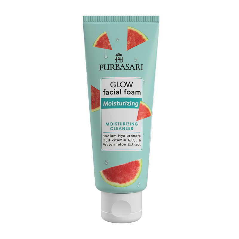 Purbasari Glow Facial Foam Moisturizing 100gr | Gogobli