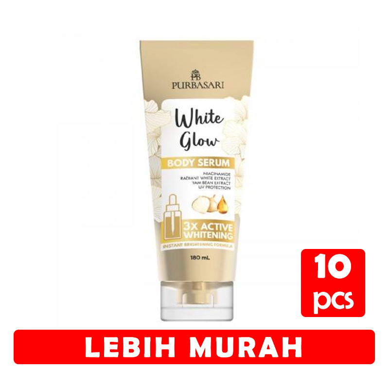 Purbasari White Glow Body Serum 180ml (Beli 10pcs Lebih Murah) | Gogobli