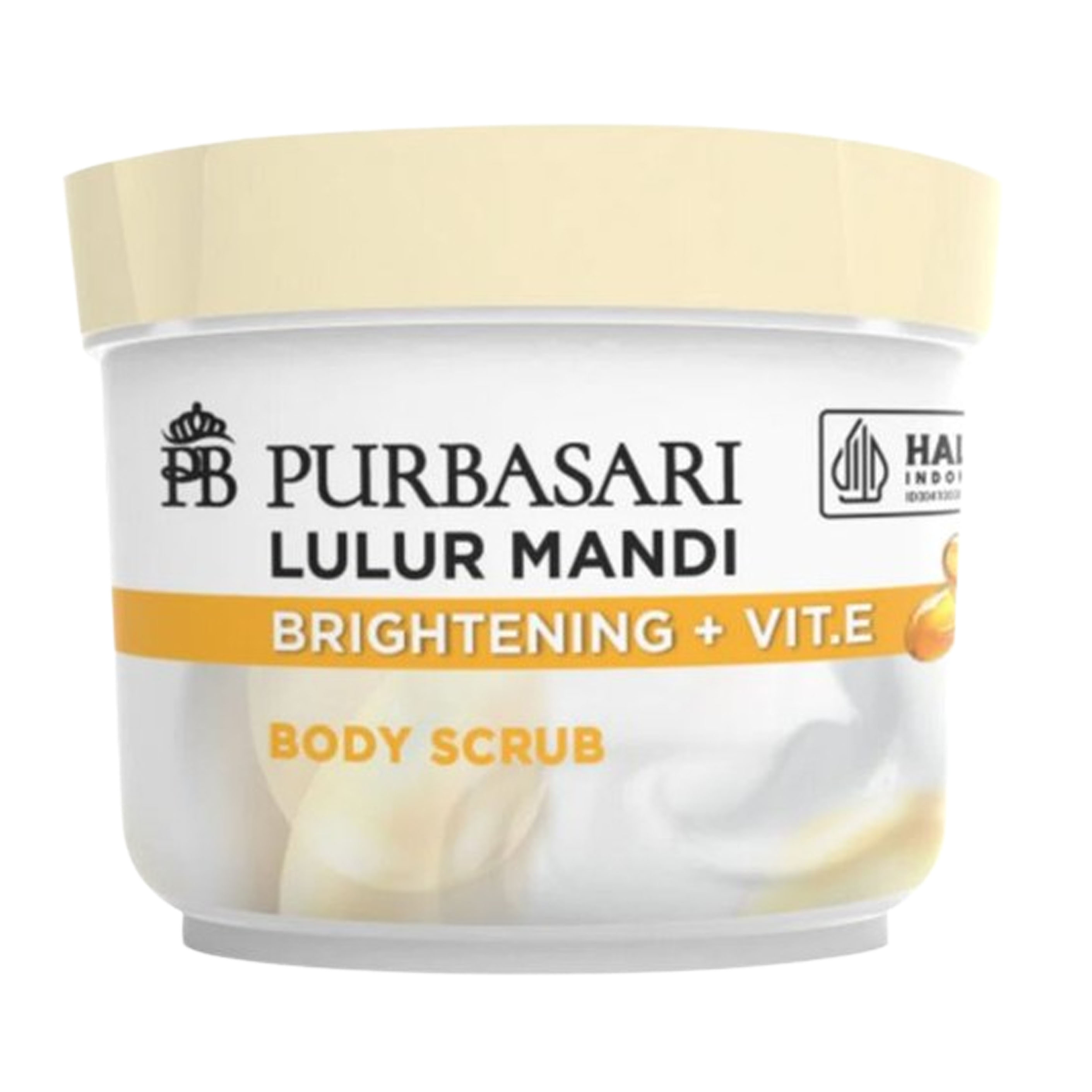 Purbasari Lulur Mandi Brightening + Vit.E Body Scrub 100gr | Gogobli