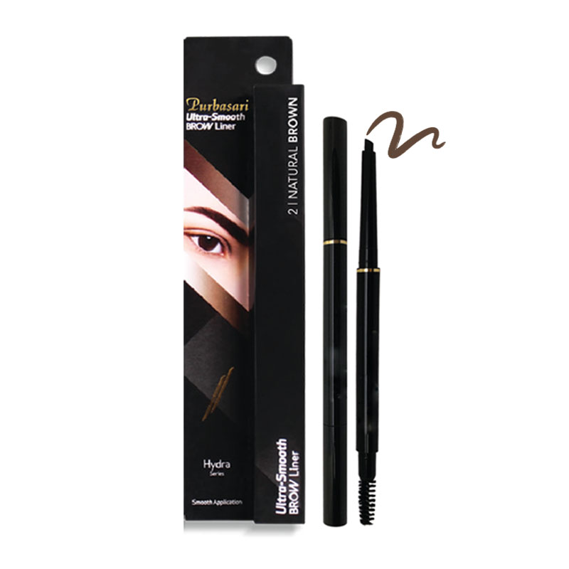 Purbasari Ultra Smooth Brow Liner Brown 0.35gr | Gogobli