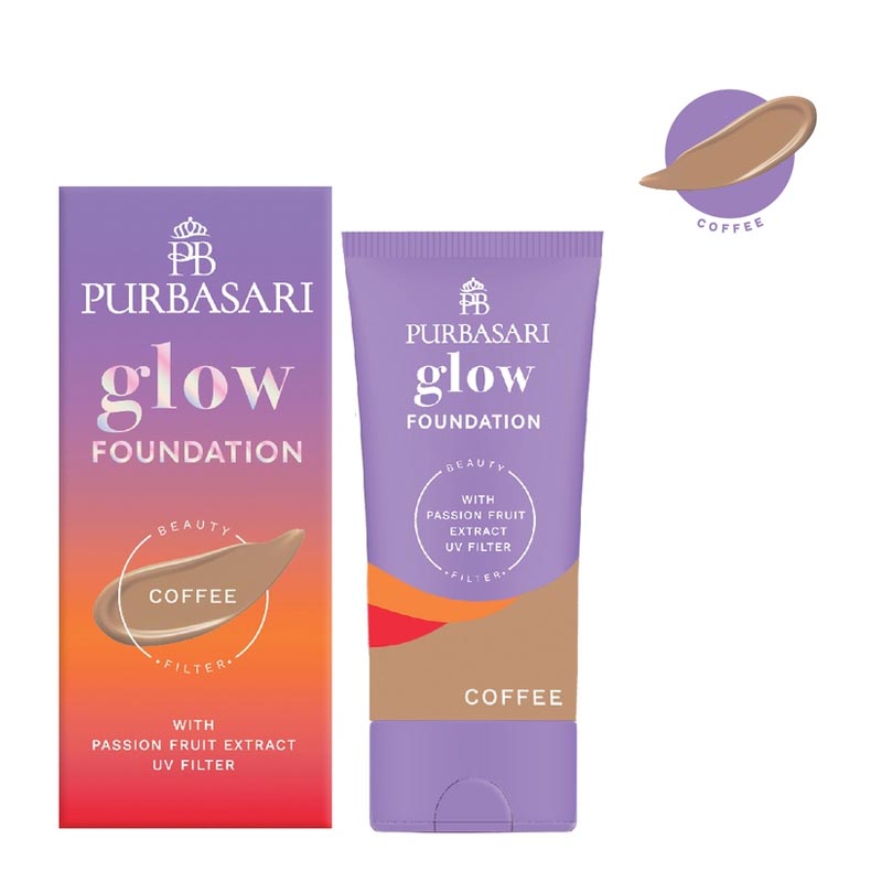 Purbasari Glow Foundation Coffee 30ml | Gogobli