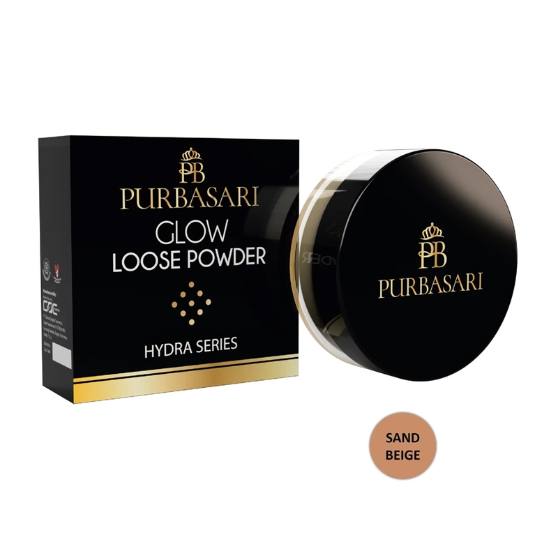 Purbasari Glow Loose Powder Sand Beige 15 Gr | Gogobli