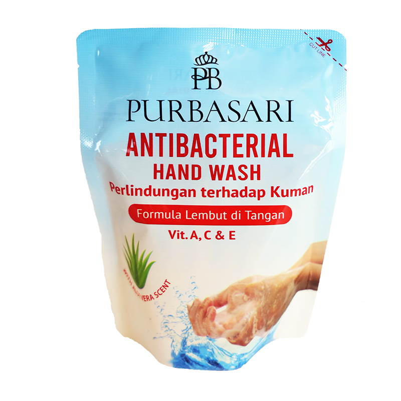 Purbasari Hand Wash Anti Bacterial Pouch 400ml | Gogobli