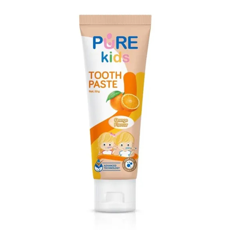 Pure Kids Tooth Paste Orange Flavour 50gr | Gogobli