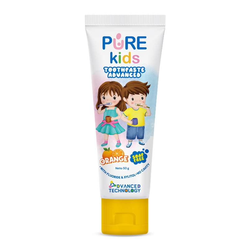 Pure Kids Tooth Paste Advanced Orange 50gr | Gogobli