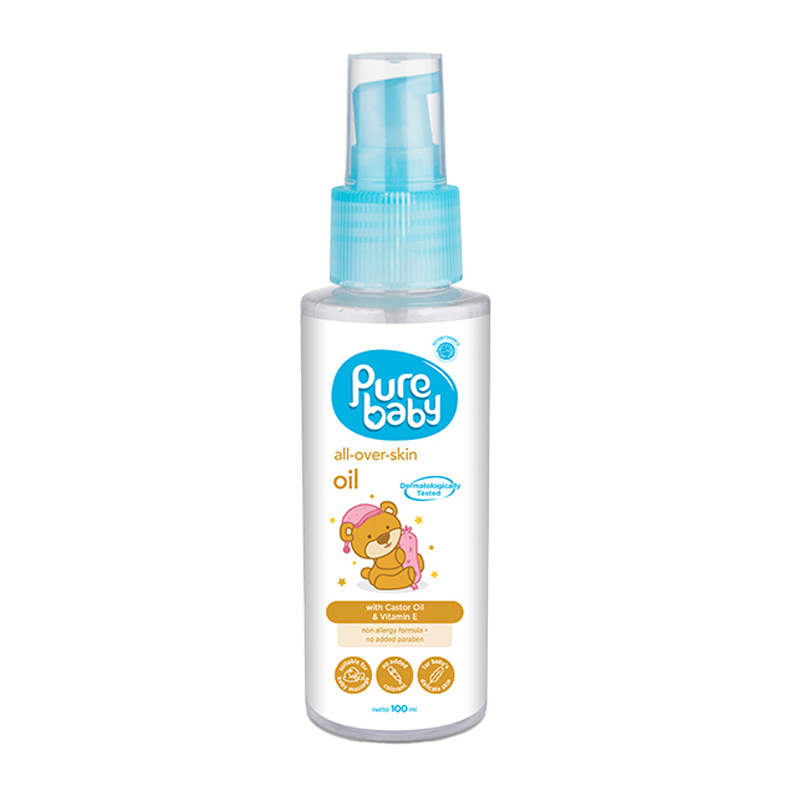 Pure Baby All Over Skin Oil Pump 100ml | Gogobli