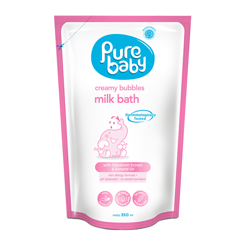 Pure Baby Creamy Bubbles Milk Bath Refill 350ml | Gogobli