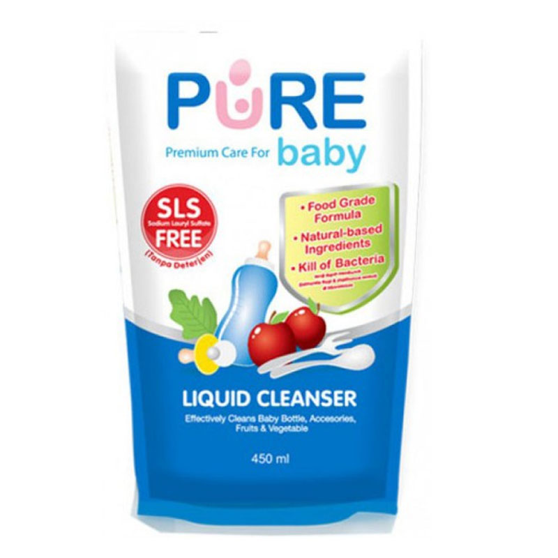 Pure Baby Liquid Cleanser Refill 450ml | Gogobli