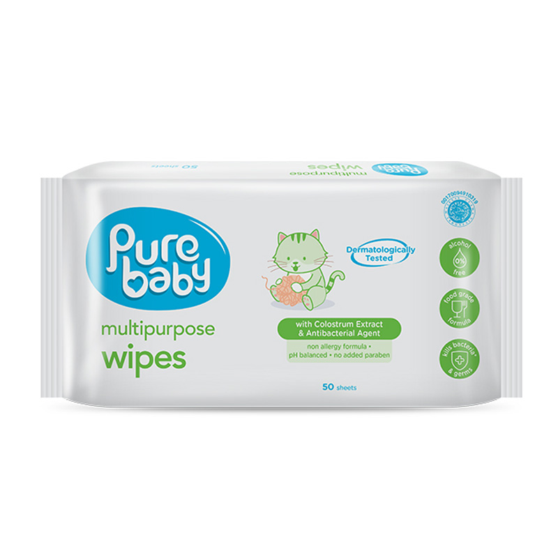 Pure Baby Multipurpose Wipes 50s+50s | Gogobli