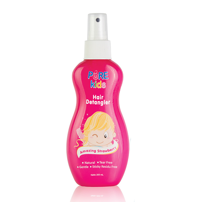 Pure Kids Hair Detangler Strawberry 200ml | Gogobli
