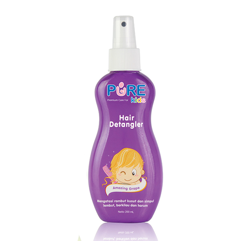 Pure Kids Hair Detangler Grape 200ml | Gogobli