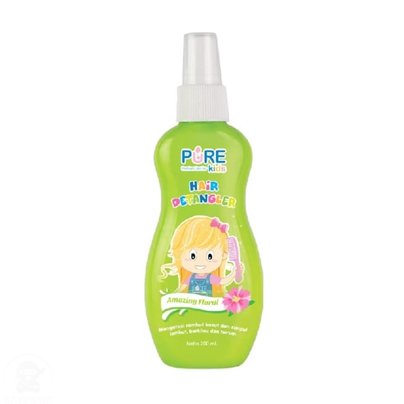 Pure Kids Hair Detangler Floral 200ml | Gogobli