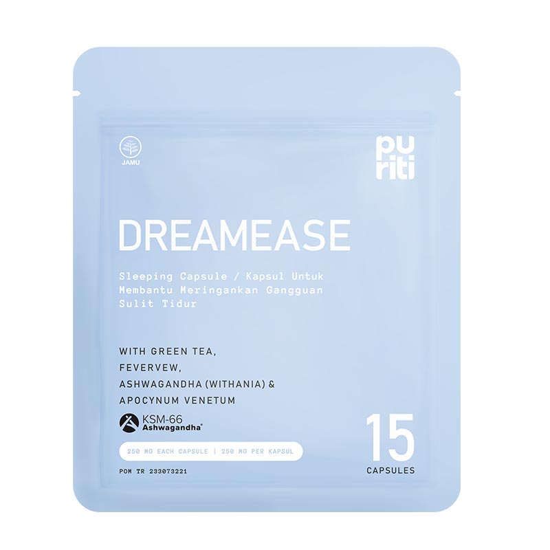 Puriti Dreamease Sleeping Capsule Herbal (15 Capsules) | Gogobli