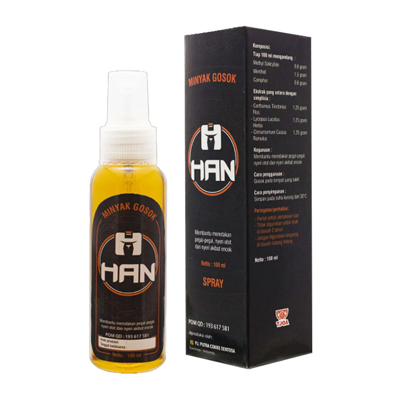 Han Minyak Gosok Spray 100ml | Gogobli