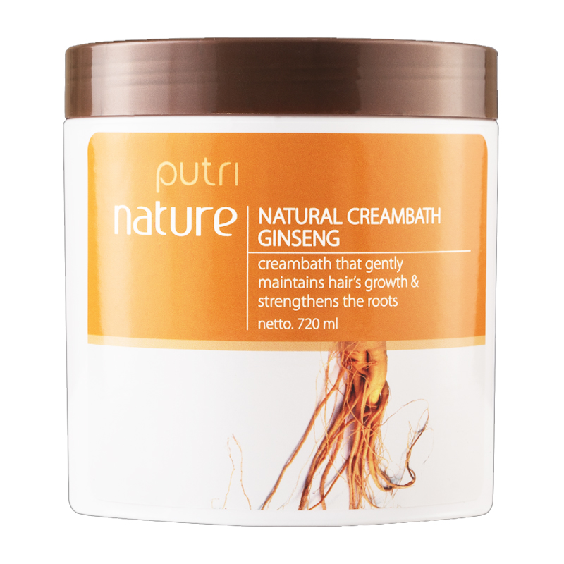 Putri Natural Creambath Ginseng 720ml | Gogobli