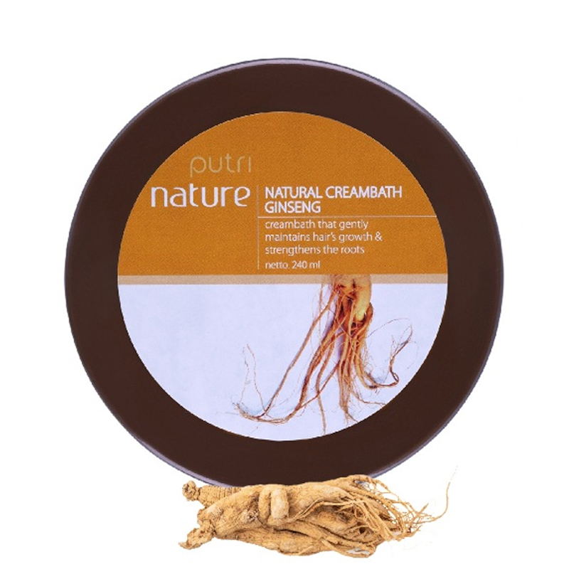 Putri Natural Creambath Ginseng 240ml | Gogobli