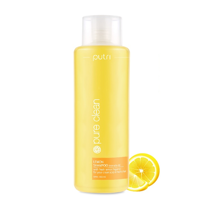 Putri Pure Clean Shampoo Lemon 450ml | Gogobli
