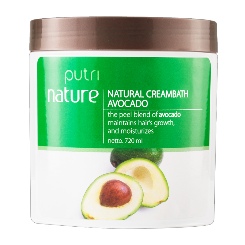 Putri Natural Creambath Avocado 720ml | Gogobli
