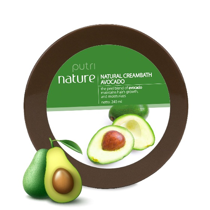 Putri Natural Creambath Avocado 240ml | Gogobli