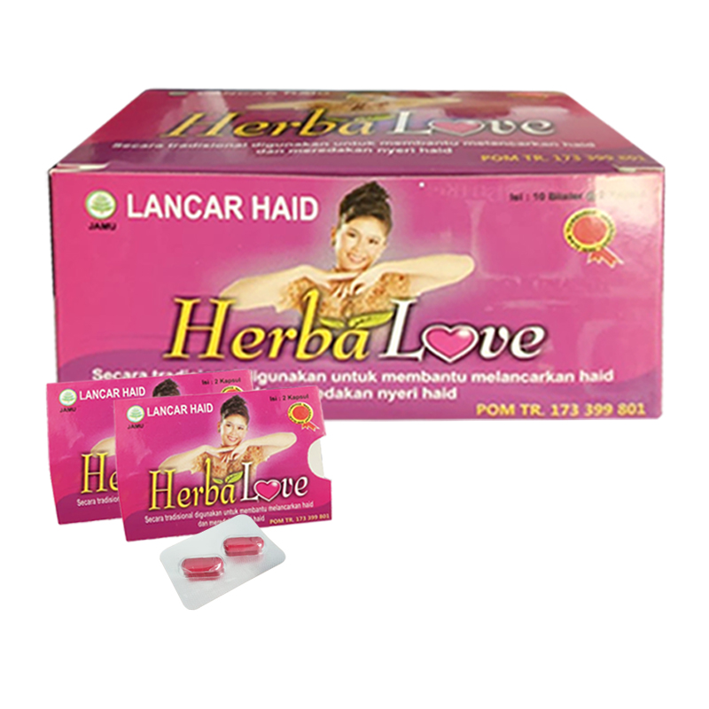 Putro Kinasih Herbalove Box (10 Blister X 2 Kapsul) | Gogobli