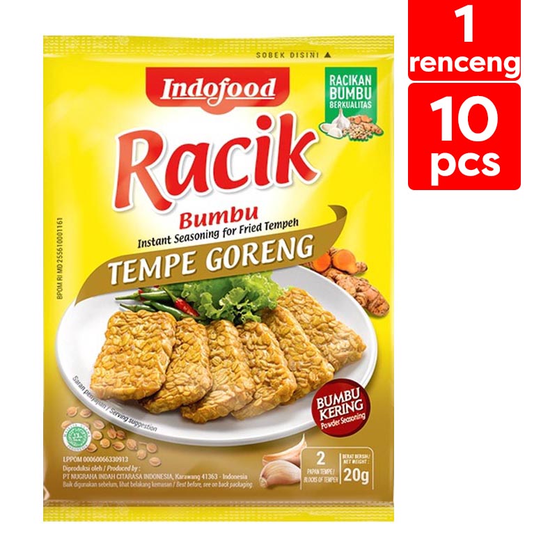 Racik Bumbu Tempe Goreng Renceng (10pcs) | Gogobli