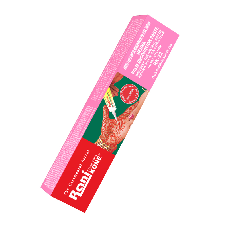 Rani Kone 22 Palm Decoration Paste Dark Reddish 6gr | Gogobli
