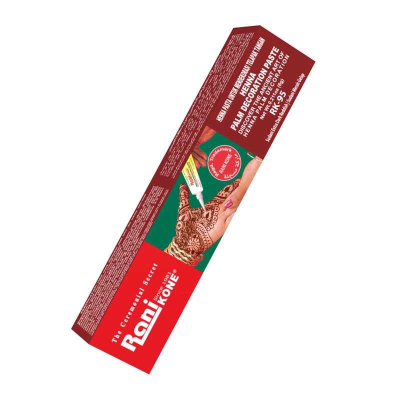 Rani Kone 95 Palm Decoration Paste Sudani Extra Dark Reddish 6gr | Gogobli