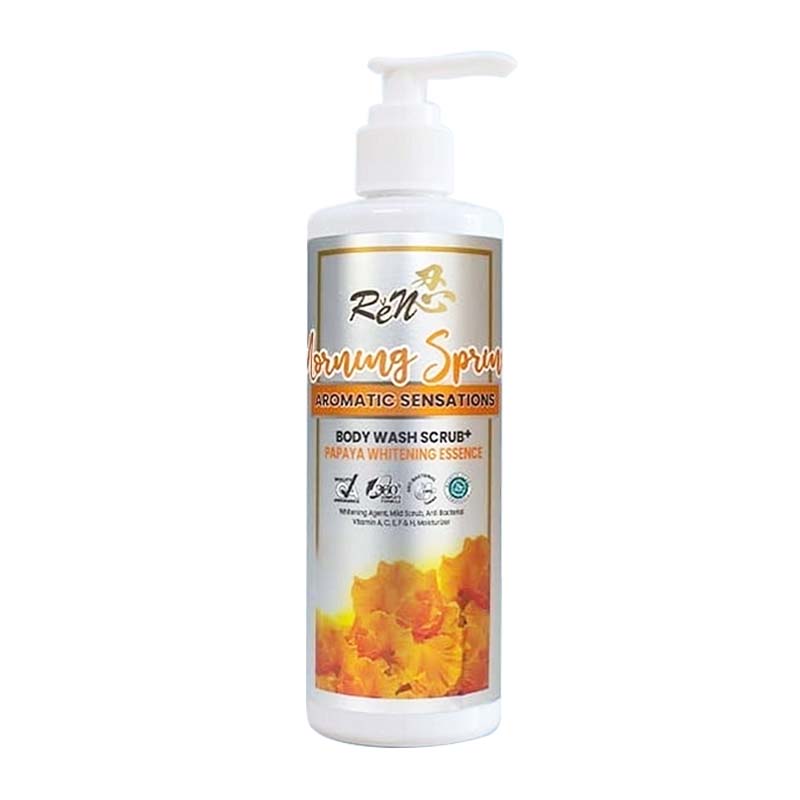 Ren Body Wash Scrub Morning Spring 300ml | Gogobli