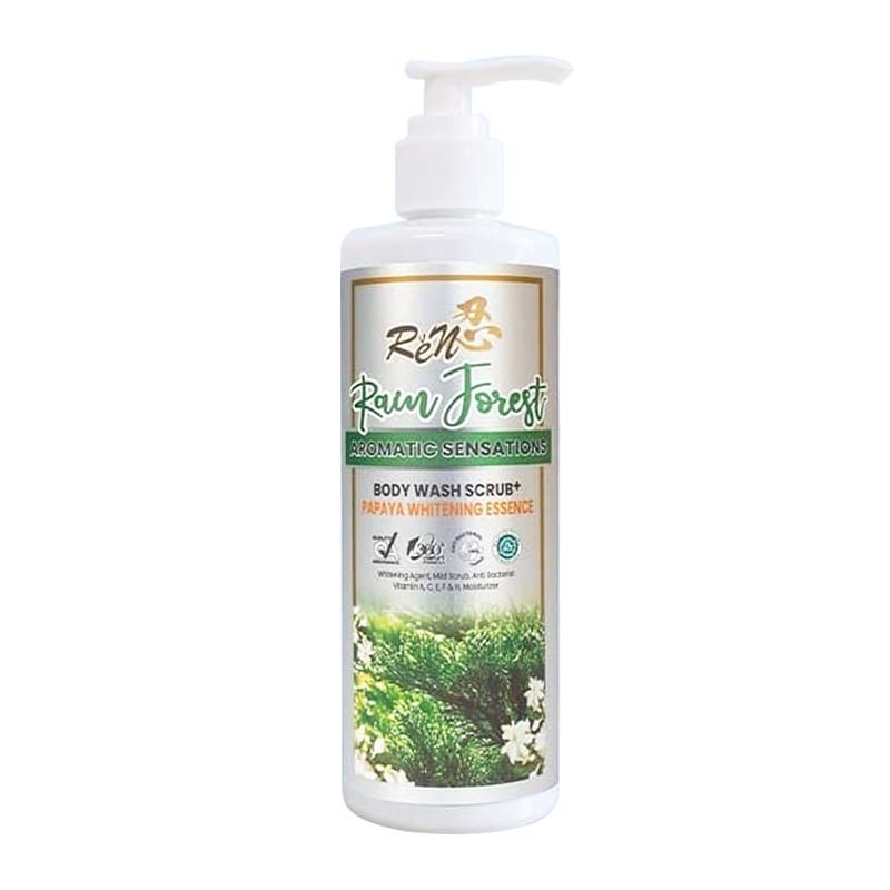 Ren Body Wash Scrub Rain Forest 300ml | Gogobli